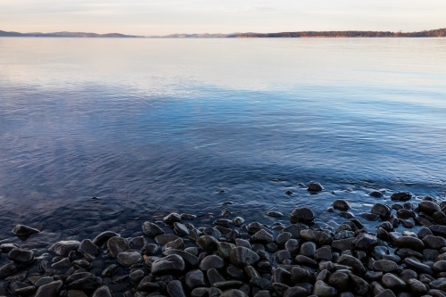 rocky waterfront - Australian Stock Image