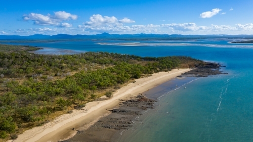 Rodds Bay at low tide - Australian Stock Image