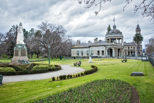 Rosalind Park Bendigo - Australian Stock Image