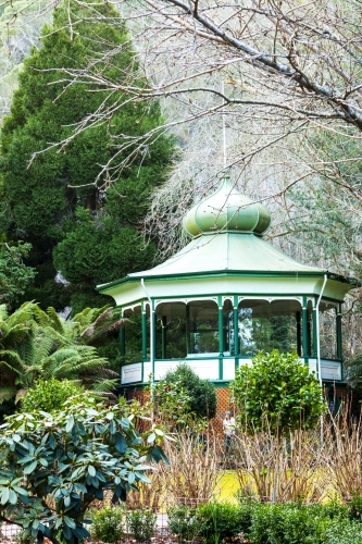 Rotunda in winter garden - Australian Stock Image