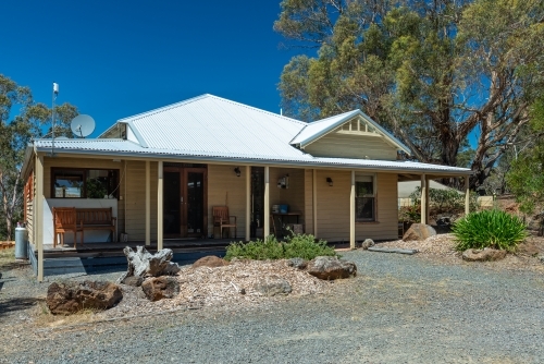 Rural Victorian House - Australian Stock Image