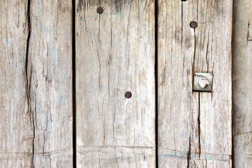 Rustic grey wooden planks - Australian Stock Image