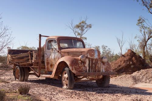 Rusty Truck - Australian Stock Image