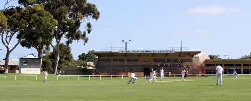 Sacred Heart College Main Oval - Australian Stock Image