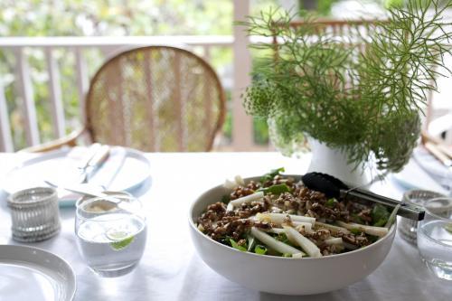 Salad on a table - Australian Stock Image