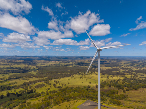 Sapphire Windfarm between Inverell and Glen Innes - Australian Stock Image