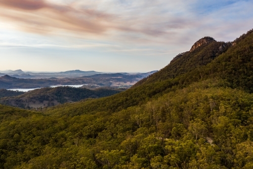 scenic rim mount barney and moogerah landscape - Australian Stock Image