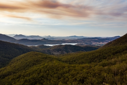 scenic rim mount barney and moogerah landscape - Australian Stock Image
