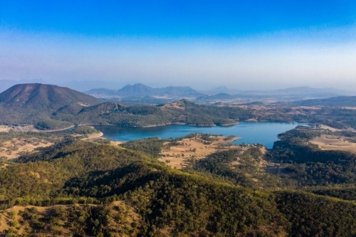scenic rim mount barney and moogerah landscape - Australian Stock Image