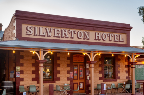 Silverton Hotel - Australian Stock Image