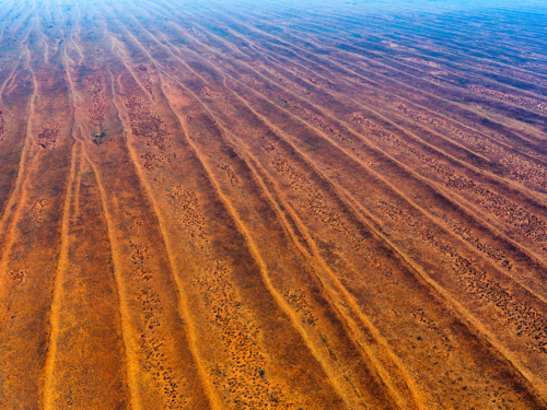 Simpson Desert, Sand Dunes - Australian Stock Image