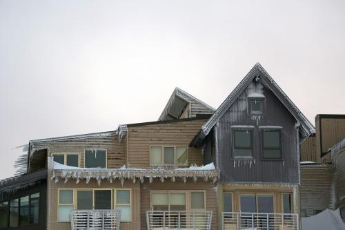 Snow chalet accommodation