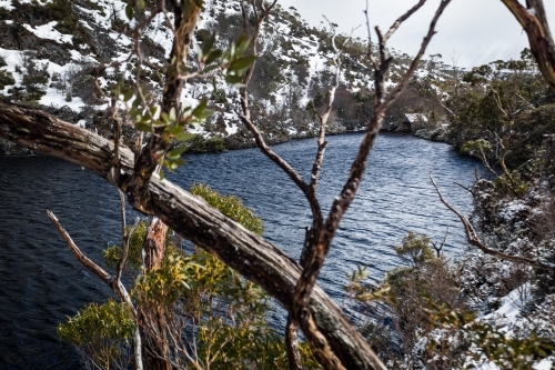 Snowy winter landscape - Australian Stock Image
