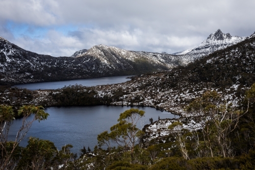 Snowy winter landscape - Australian Stock Image