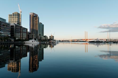 South Side of Victoria Harbour, Docklands, Melbourne - Australian Stock Image