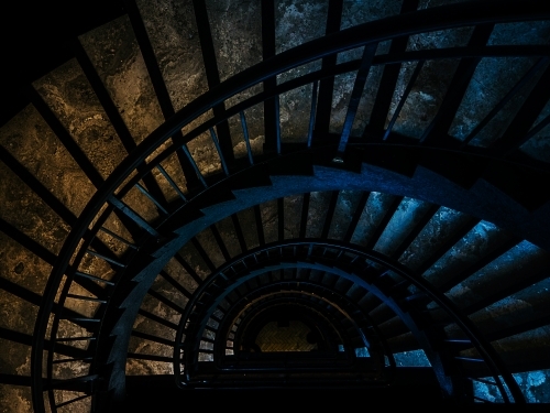 Spiral Staircase in Sydney - Australian Stock Image