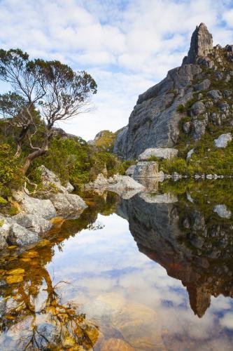 Square Lake - Australian Stock Image