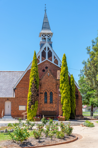 St Augustines Anglican Church, Inverell - Australian Stock Image