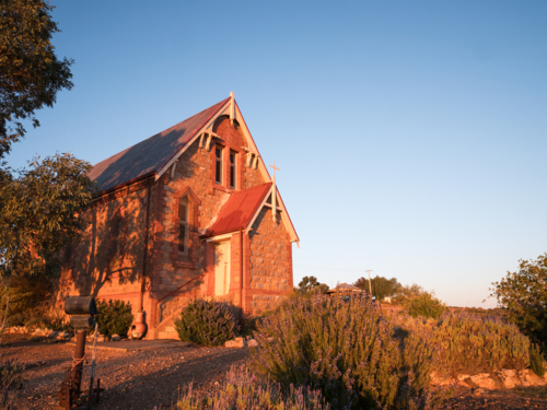 St Carthages Catholic Church, Silverton, New South Wales - Australian Stock Image