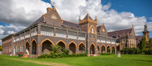 St Joseph's Convent for the Glen Innes Catholic School since converted to accommodation - Australian Stock Image