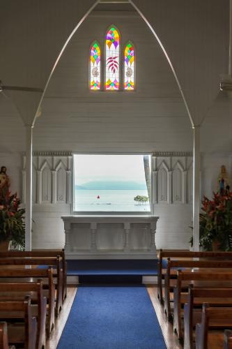 St Mary's by the sea chapel - Australian Stock Image