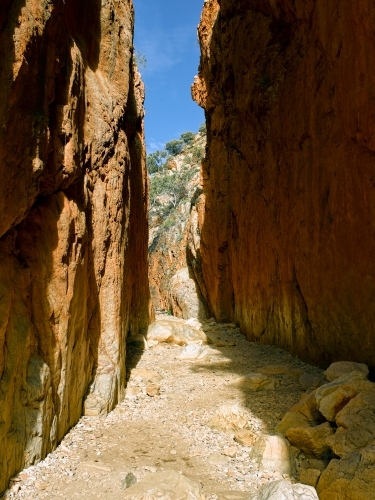 Standley Chasm at West MacDonnell Ranges - Australian Stock Image