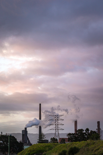Steel Smelter - Australian Stock Image