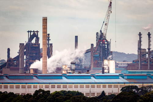 Steel Smelter - Australian Stock Image