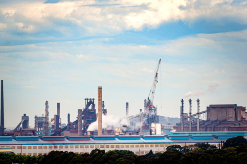Steel Smelter - Australian Stock Image