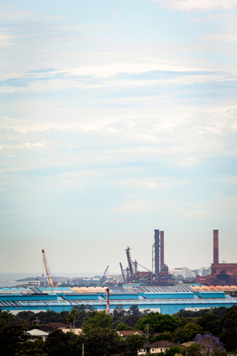 Steel Smelter - Australian Stock Image