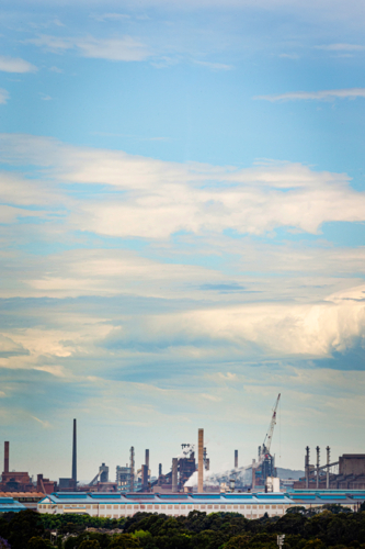 Steel Smelter - Australian Stock Image