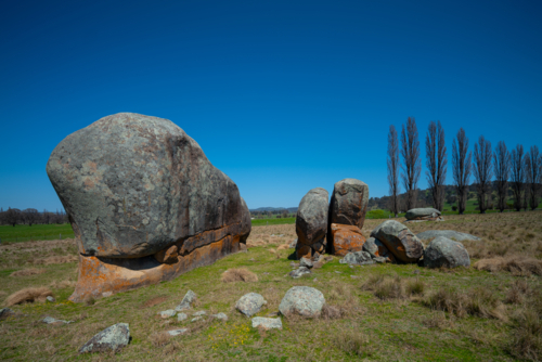 Stonehenge Recreational Reserve near Glen Innes, New South Wales - Australian Stock Image