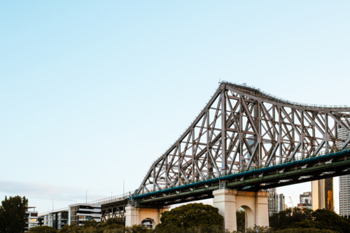 Storey Bridge in Brisbane - Australian Stock Image