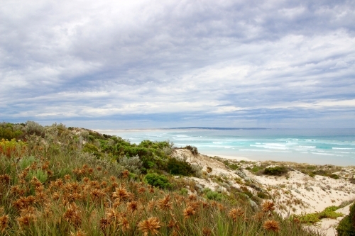 Storms over the Beach - Australian Stock Image