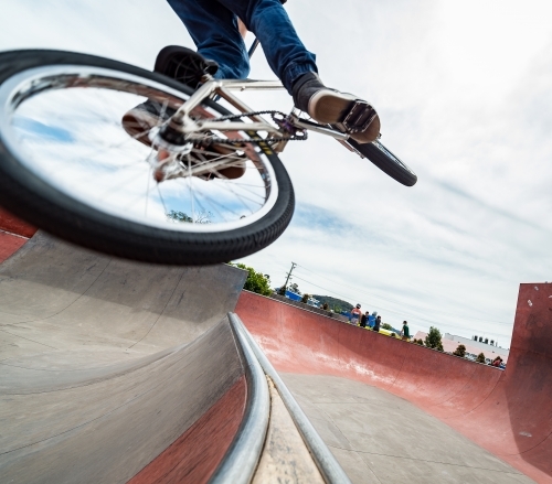 Stunt bmx - Australian Stock Image