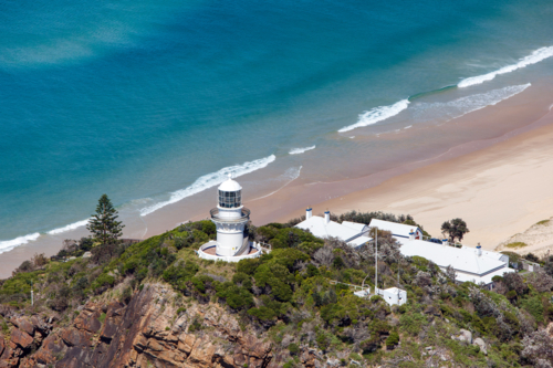 Sugarloaf Lighthouse - Australian Stock Image