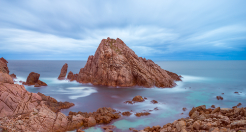 Sugarloaf Rock On The West Cast Of Western Australia - Australian Stock Image