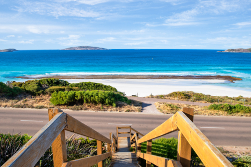 Summer Colours At West Beach Esperance - Australian Stock Image