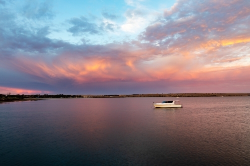 Sunrise over quiet bay - Australian Stock Image