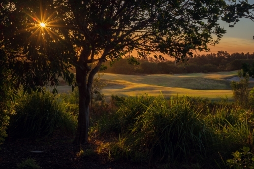 Sunset at the Central Coast - Australian Stock Image