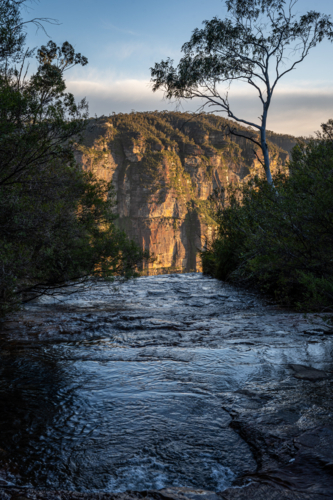 Sunset in the Blue Mountains - Australian Stock Image
