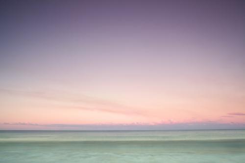 Sunset landscape at the beach