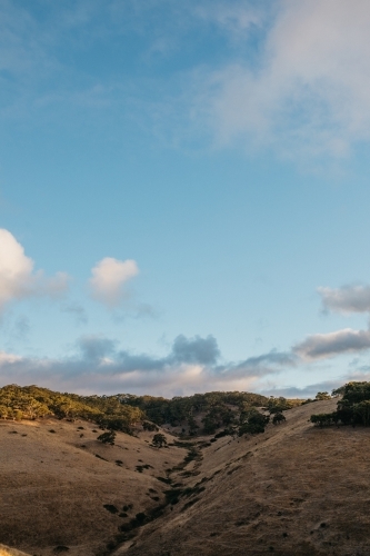 Sunset mountain top - Australian Stock Image