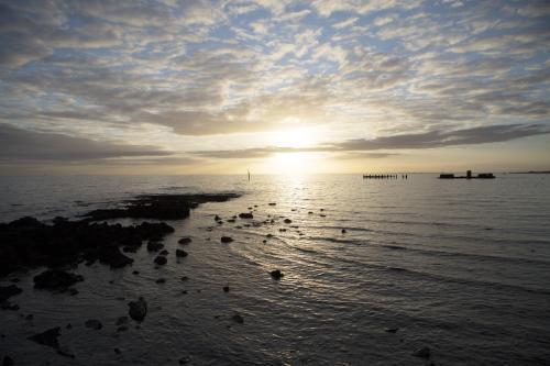 Sunset over the ocean - Australian Stock Image
