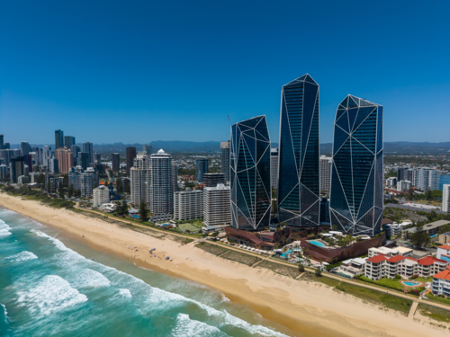 Surfers Paradise on the Queensland Gold Coast - Australian Stock Image