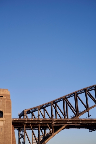 Sydney Harbor Bridge and Blue Skies
