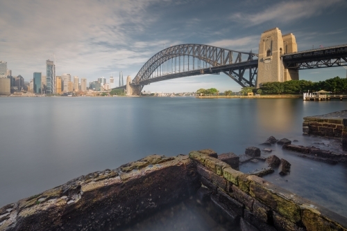 Sydney Harbour and Sydney Harbour Bridge - Australian Stock Image