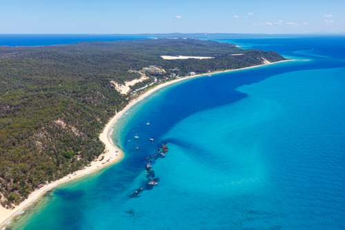 Tangalooma Wrecks - Australian Stock Image