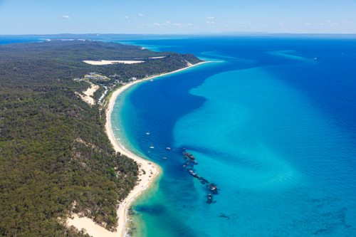 Tangalooma Wrecks - Australian Stock Image