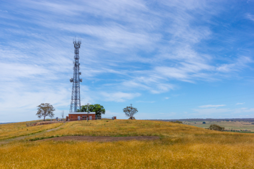 Telecoms Tower in Glen Innes, northern New South Wales, Australia - Australian Stock Image